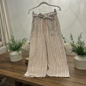 Marine Layer Striped Wide Leg Pants